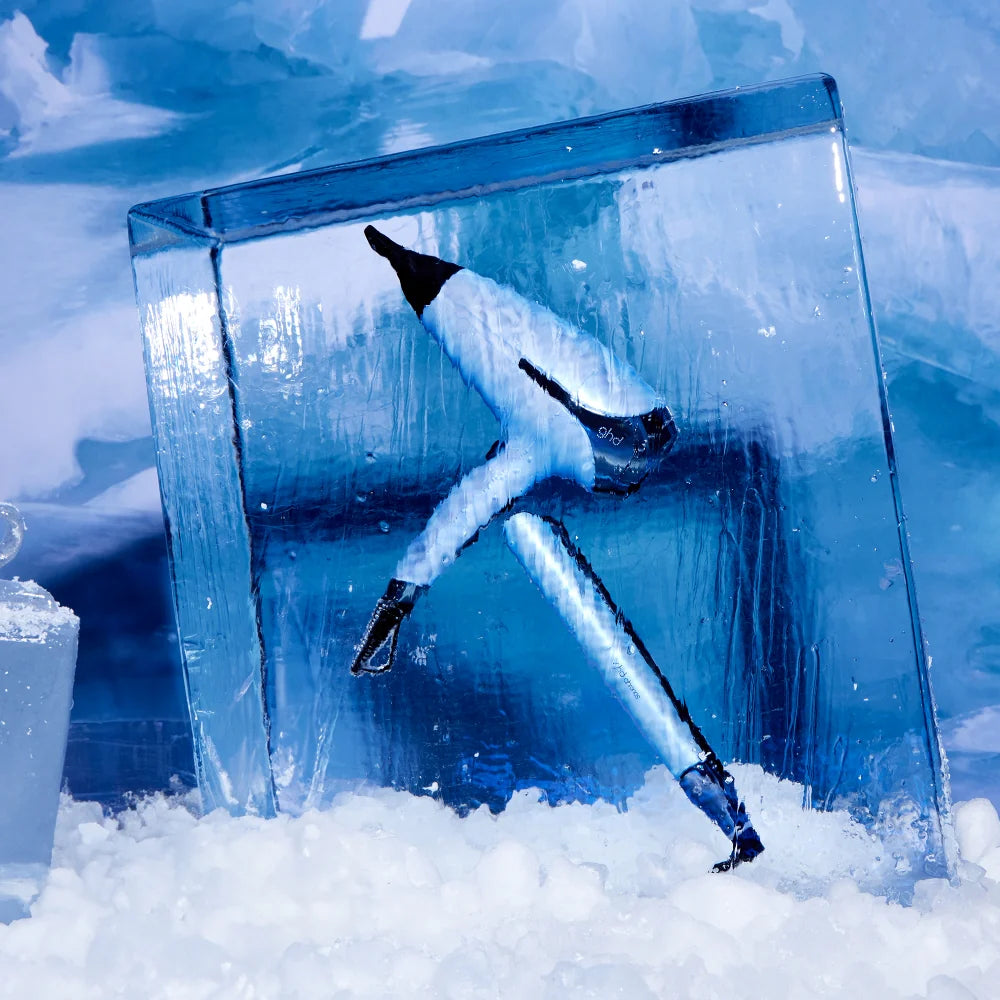 Deluxe Gift Set - Chronos Hair straightener & Helios Hair Dryer in Icy Blue - Ultimate Balayage