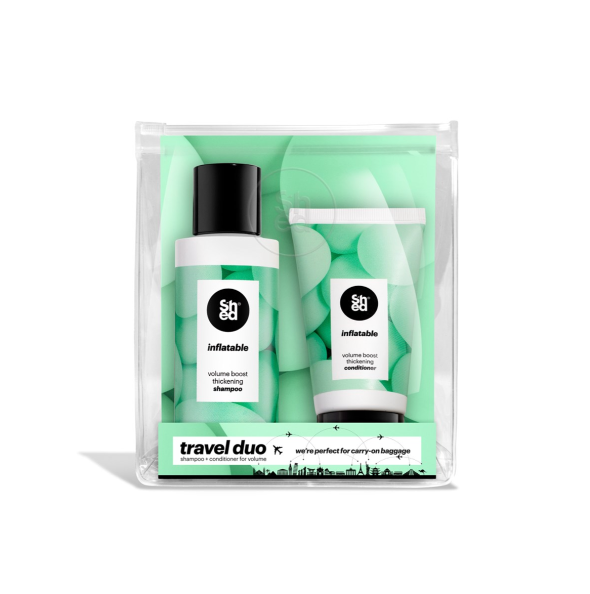 SHED Inflatable Travel Duo Twin Pack - Ultimate Balayage