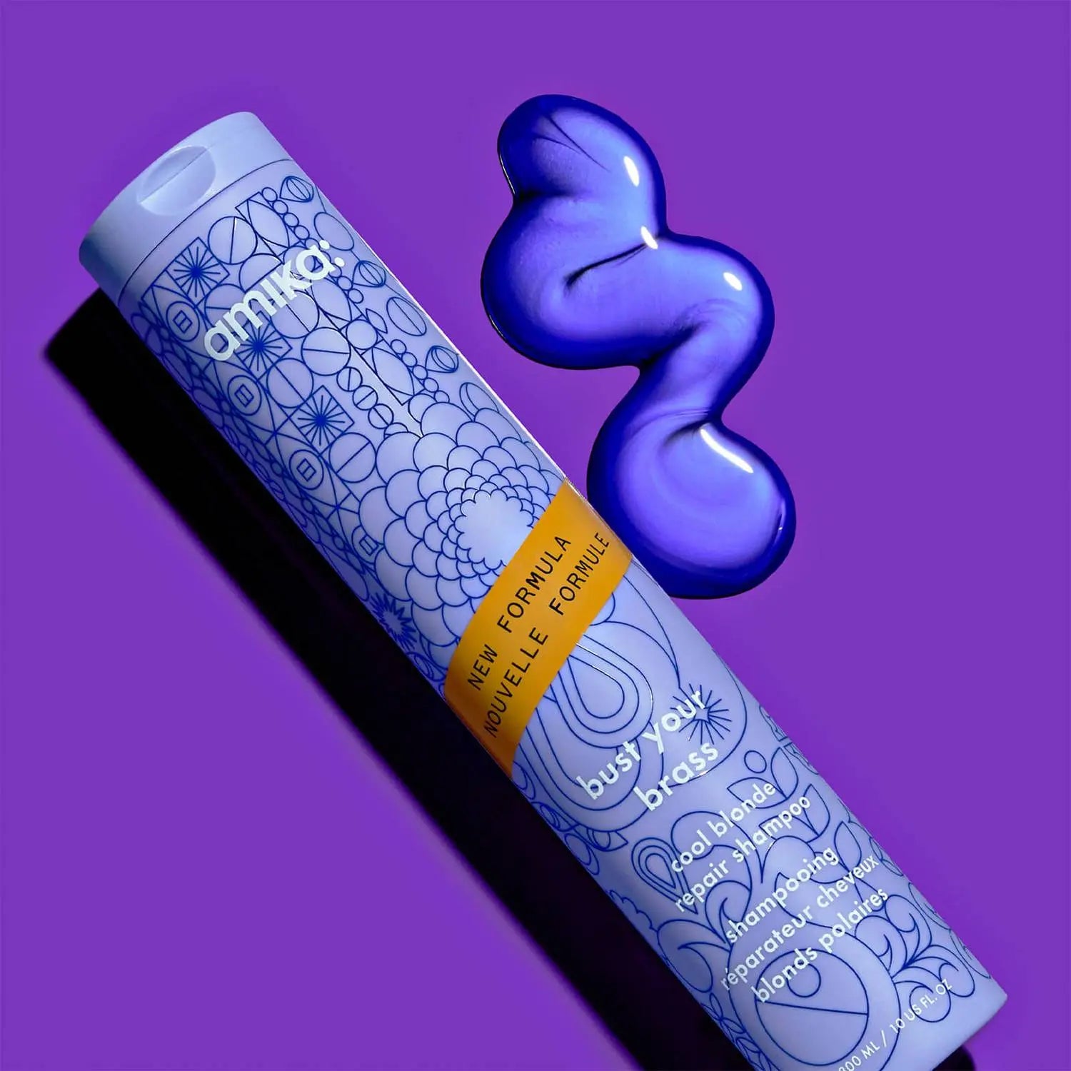 AMIKA BUST YOUR BRASS COOL BLONDE REPAIR SHAMPOO - Ultimate Balayage