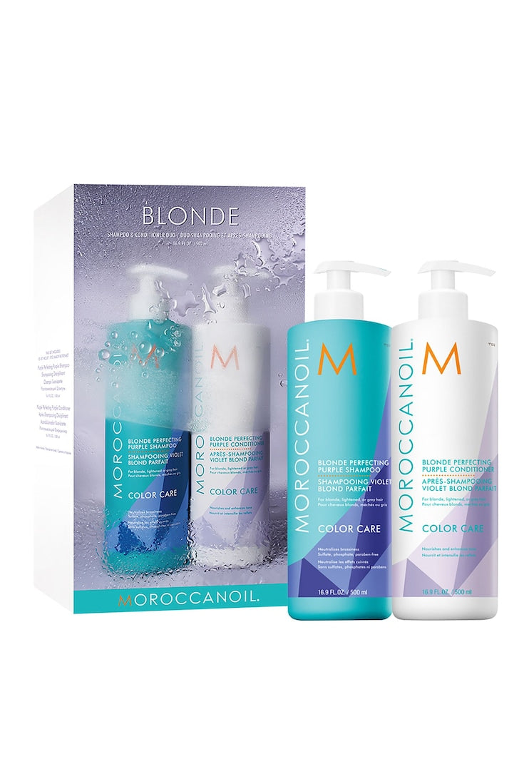 Moroccanoil Blonde Shampoo and Conditioner 500ml Duo (Worth £99.75) - Ultimate Balayage