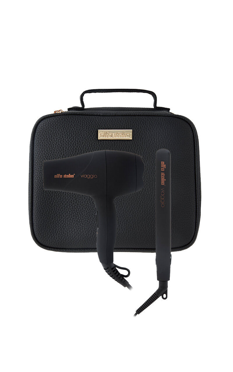 VIAGGIO TRAVEL STYLING KIT - ROMA COLLEZIONE - BLACK - Ultimate Balayage