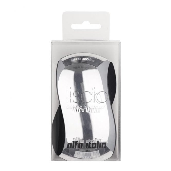 Alfa Italia Liscio Detangle Brush - Silver - Ultimate Balayage