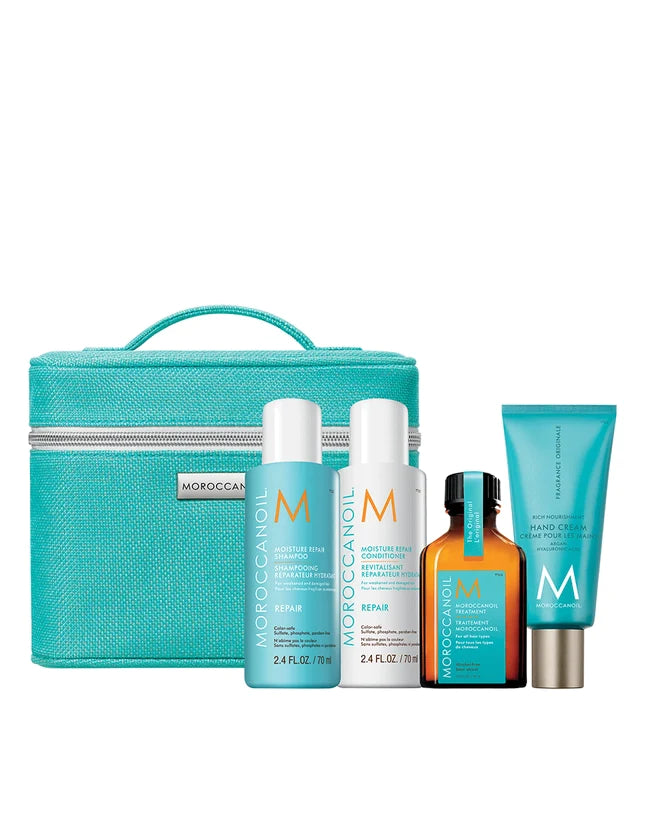 Moroccanoil Repair Travel Set: Restore and Nourish Your Hair On the Go!
