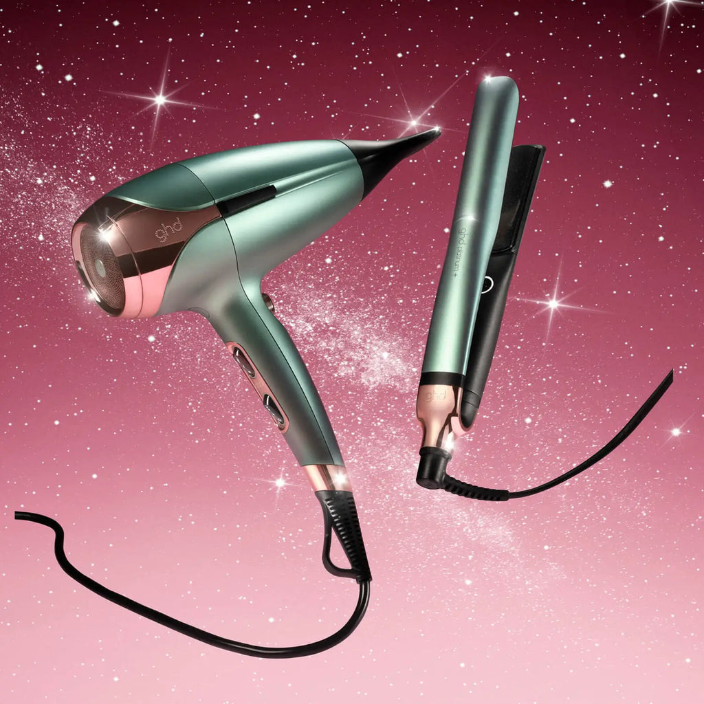 ghd Platinum+ and Helios Limited Edition Hair Straightener and Hair Dryer - Alluring Jade - Ultimate Balayage