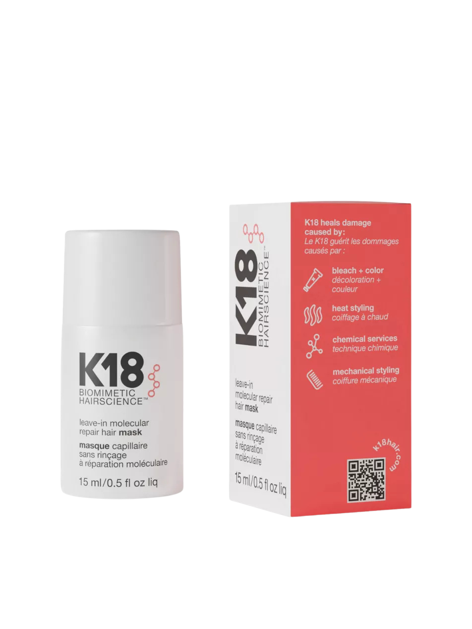 K18 LEAVE-IN MOLECULAR REPAIR HAIR MASK (15ML) - Ultimate Balayage
