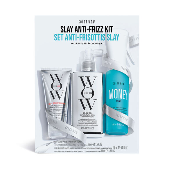 Color Wow Slay Anti-Frizz Kit | Dream Coat & Money Mist Haircare Set for Smooth, Glass-Like Shine - Ultimate Balayage