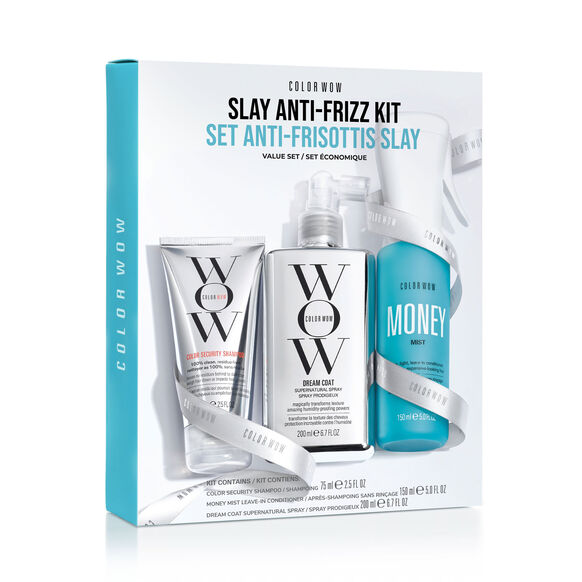 Color Wow Slay Anti-Frizz Kit | Dream Coat & Money Mist Haircare Set for Smooth, Glass-Like Shine - Ultimate Balayage