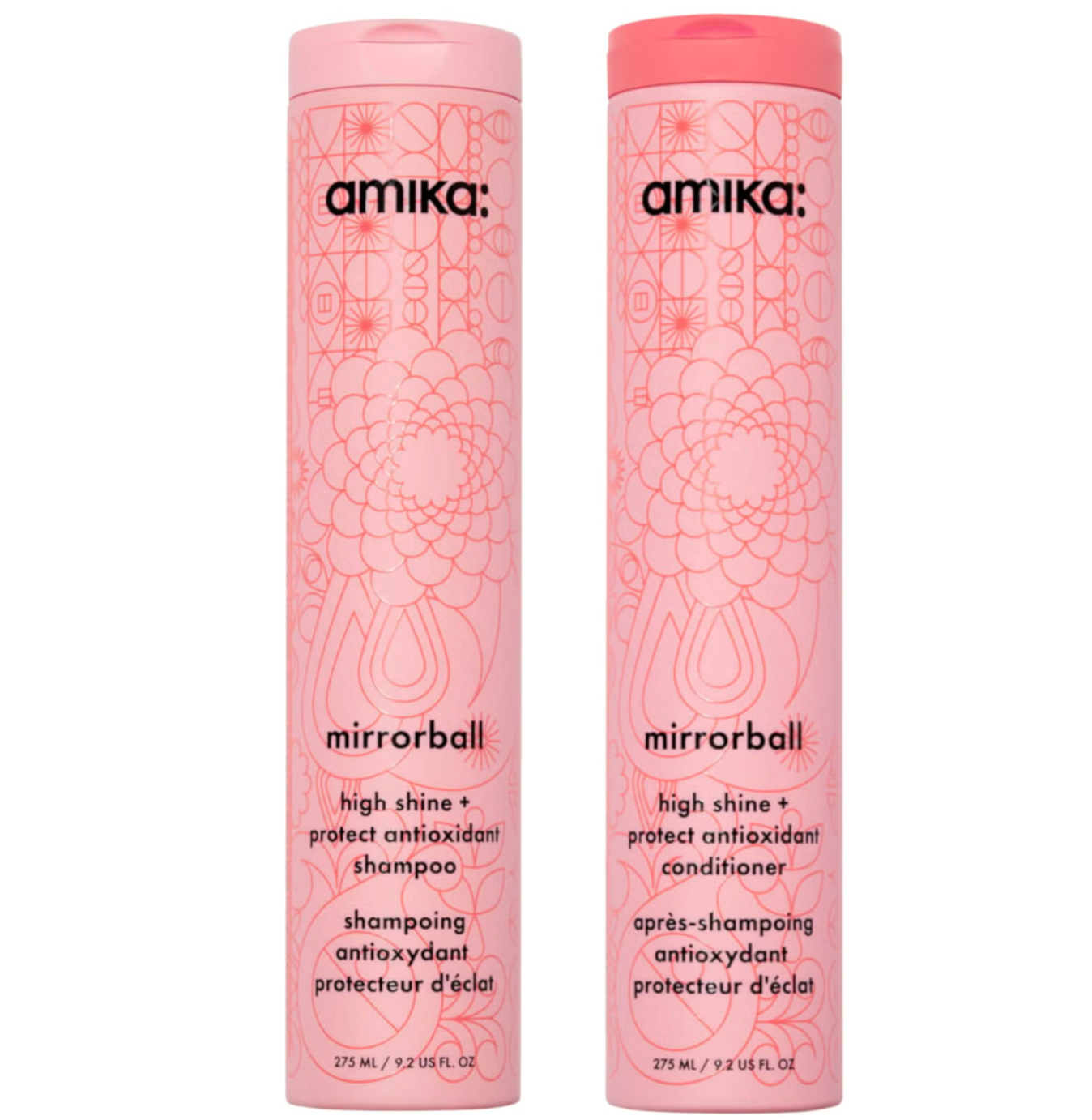 AMIKA MIRRORBALL HIGH SHINE AND PROTECT ANTIOXIDANT SHAMPOO AND CONDITIONER BUNDLE - Ultimate Balayage