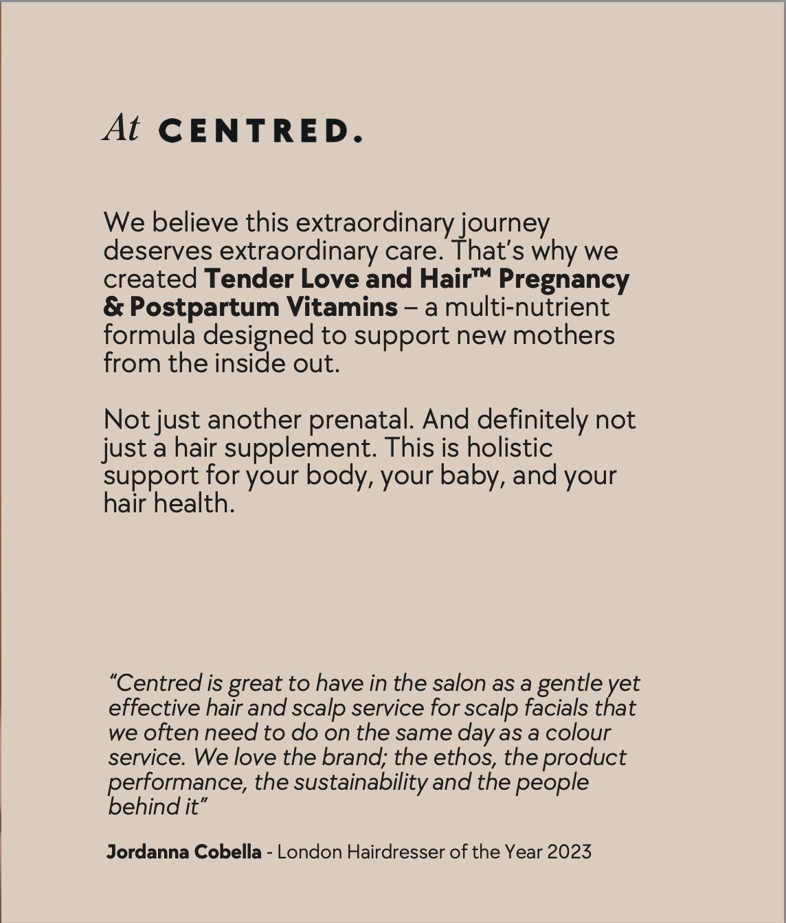 Tender Love and Hair - Pregnancy Hair Vitamins - 6 Months Supply - Ultimate Balayage