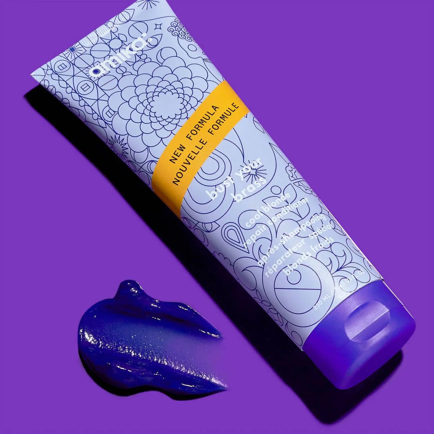 AMIKA BUST YOUR BRASS COOL BLONDE REPAIR CONDITIONER - Ultimate Balayage
