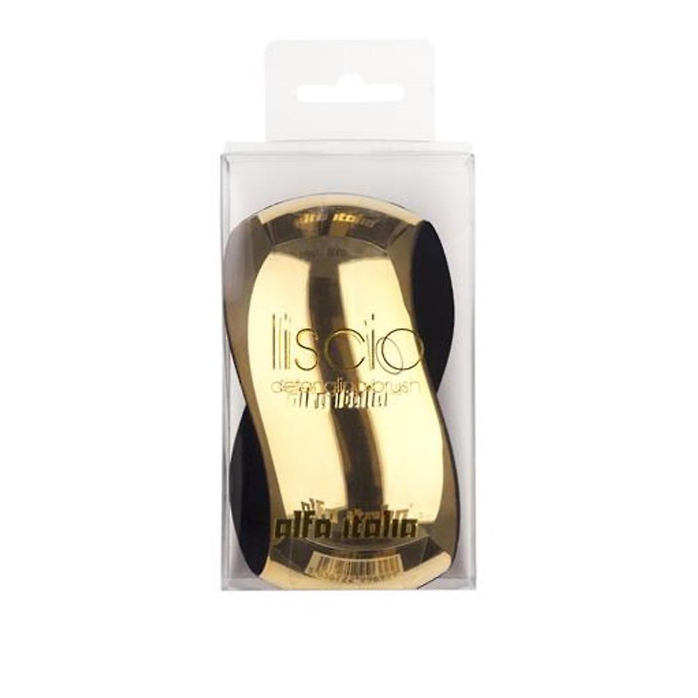 Alfa Italia Liscio Detangle Brush - Gold - Ultimate Balayage