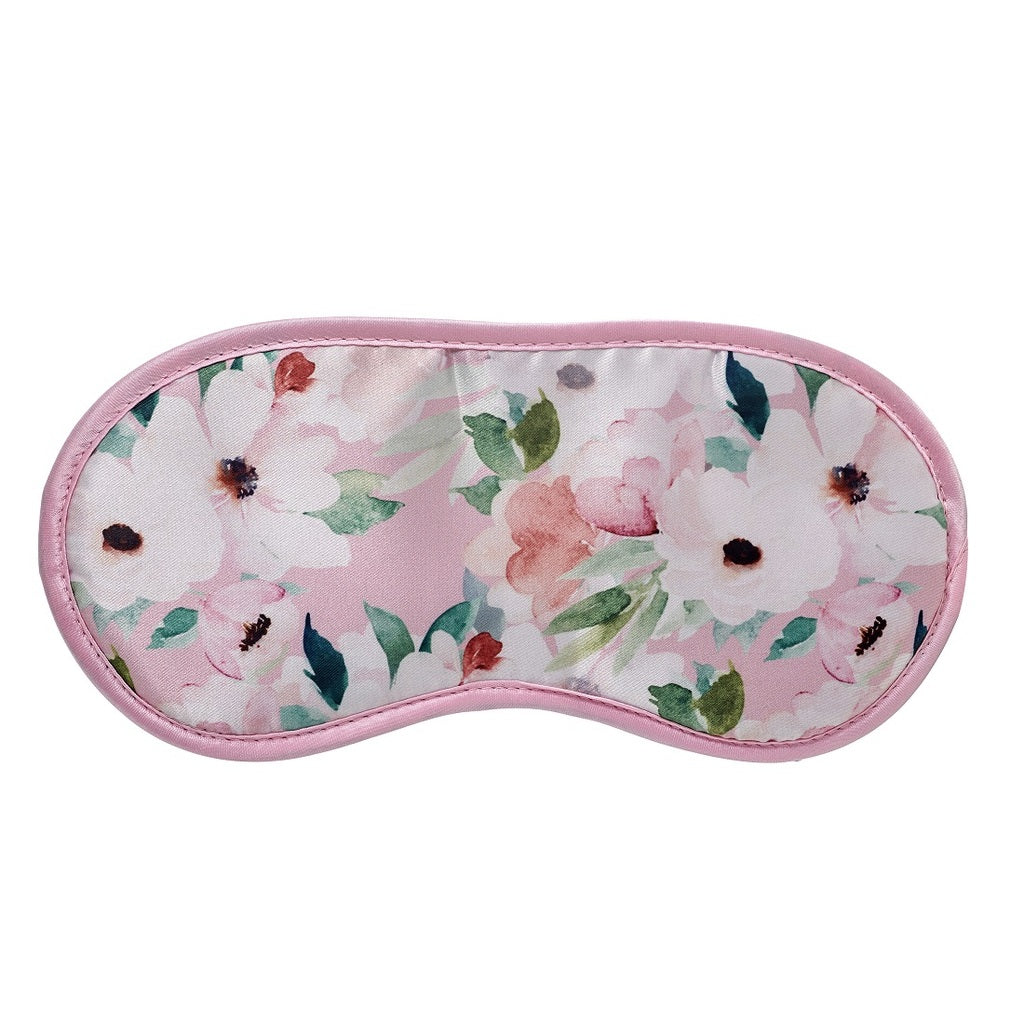Pink Floral Eye Mask with Ear Plugs - Ultimate Balayage