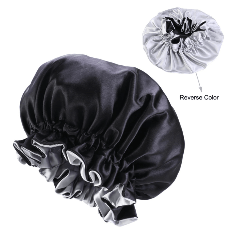House Silk - Black Hair Bonnet - Ultimate Balayage
