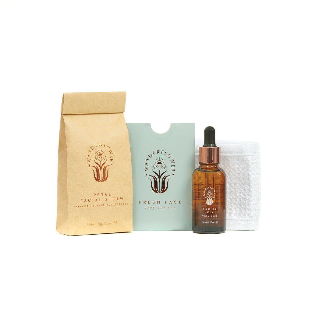 Wanderflower Fresh Face Skin Care Ritual Gift Set